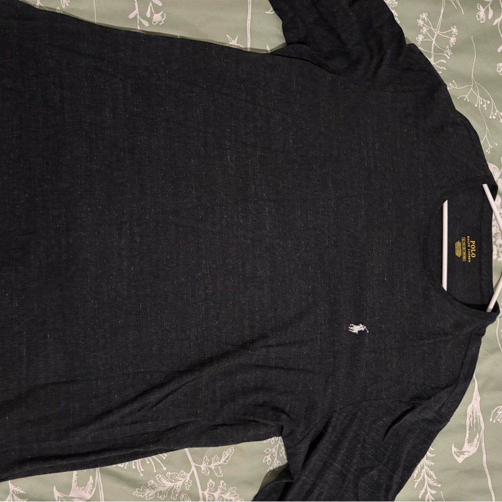 Polo by Ralph Lauren Men's Dark Gray Long Sleeve Tee